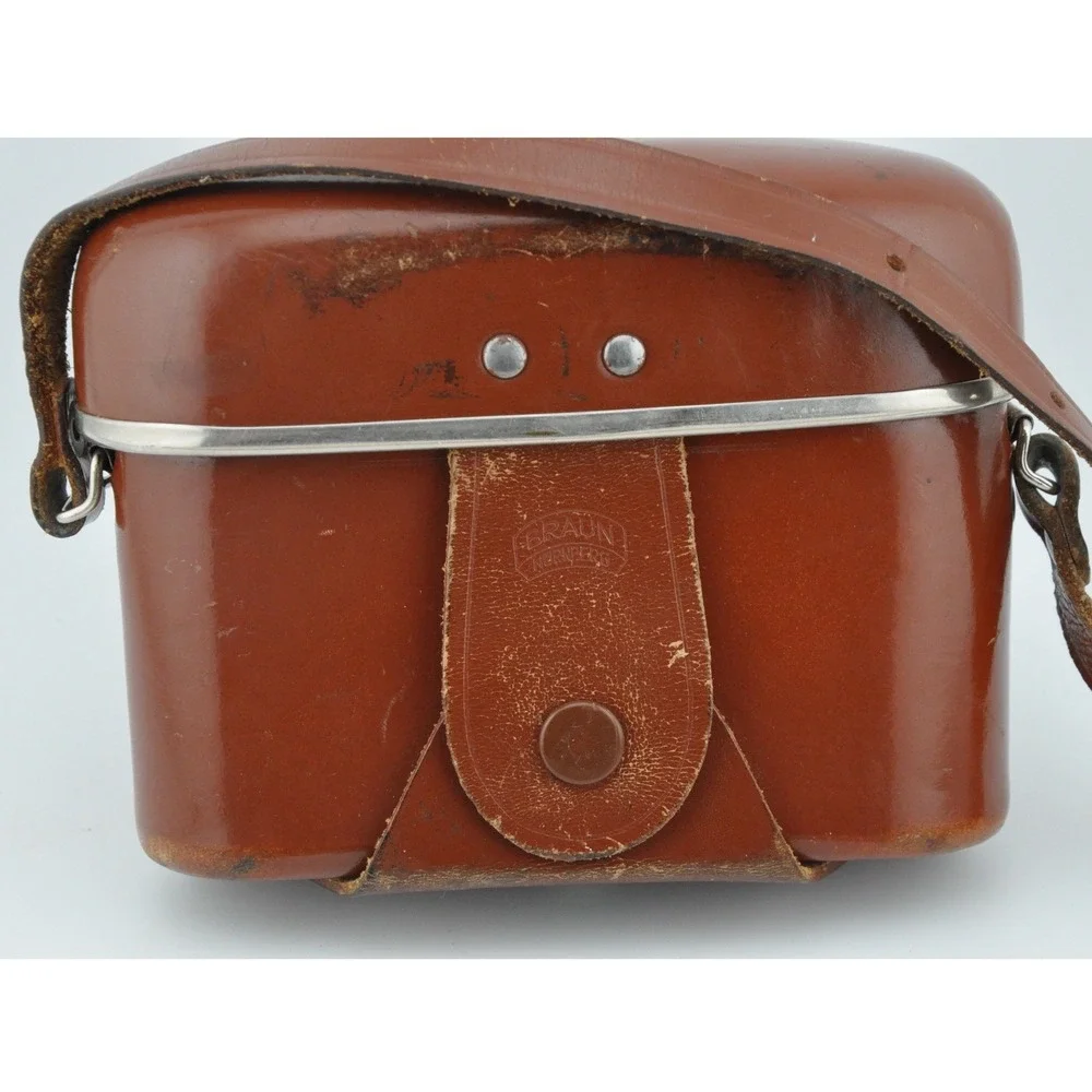 Braun Paxette Panto Camera Brown Fair Vintage Katagon 40mm Lens‎ Leather Case